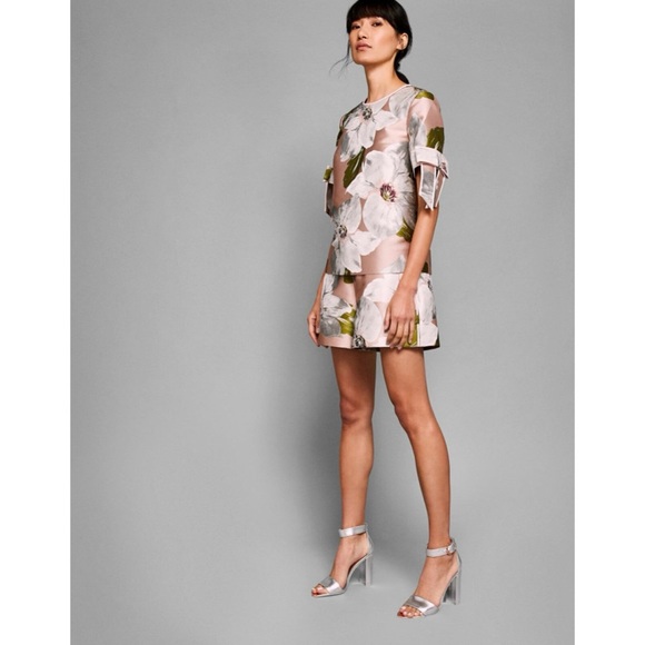 Ted Baker Tops - Ted Baker Chatsworth Bloom Floral Top Dusky Pink